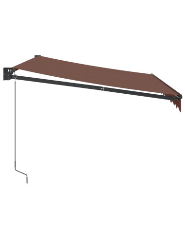 Tenda Sole Retrattile Manuale 300x250 cm Marrone