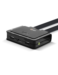 Lindy 42344 switch per keyboard-video-mouse (kvm) Montaggio rack Nero 2