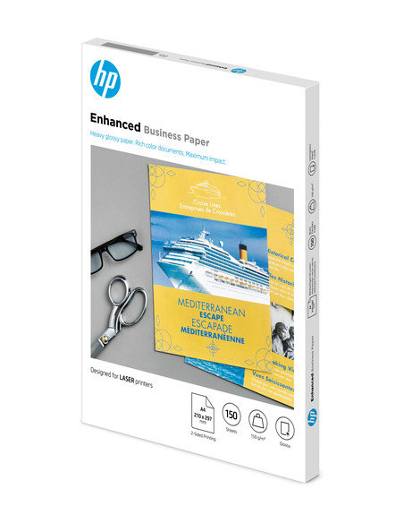 HP Confezione da 150 fogli carta professionale per stampe laser lucida 150 g/m² A4/210 x 297 mm