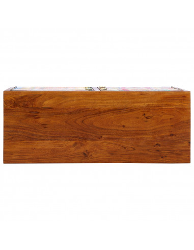Scarpiera  90x35x55 cm in legno massello di acacia