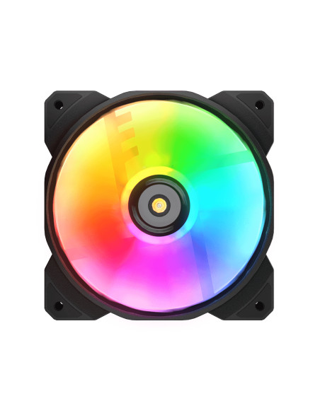COUGAR Gaming CF-MHP12HB3-RGB Case per computer Raffreddatore d'aria 12 cm Nero, Bianco 3 pz
