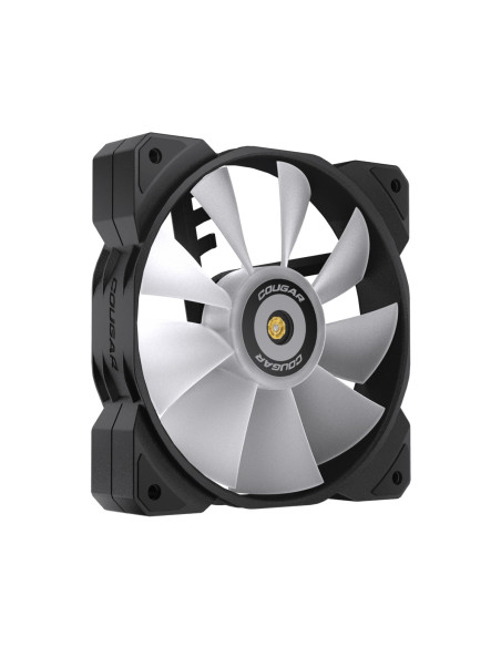COUGAR Gaming CF-MHP12HB3-RGB Case per computer Raffreddatore d'aria 12 cm Nero, Bianco 3 pz