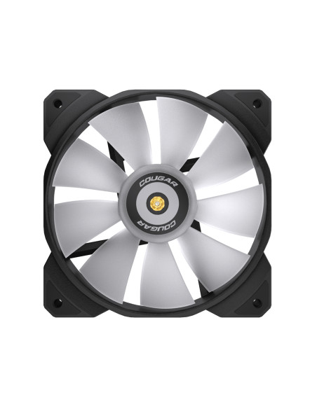 COUGAR Gaming CF-MHP12HB3-RGB Case per computer Raffreddatore d'aria 12 cm Nero, Bianco 3 pz