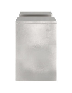 Supporto per piante 2 pcs Argento 24 x 24 x 35 cm