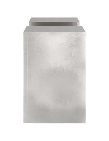 Supporto per piante 2 pcs Argento 24 x 24 x 35 cm