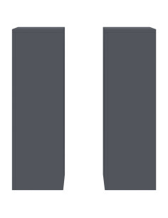 Supporto per piante 2 pcs Antracite 24 x 24 x 75 cm Acciaio