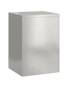 Supporto per piante 3 pcs Argento Acciaio inossidabile