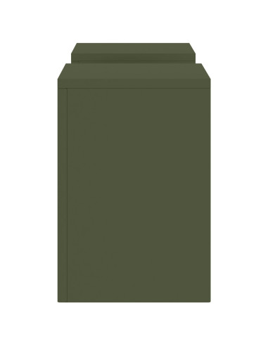 Supporto per piante 2 pcs Oliver verde 24 x 24 x 35 cm Acciaio