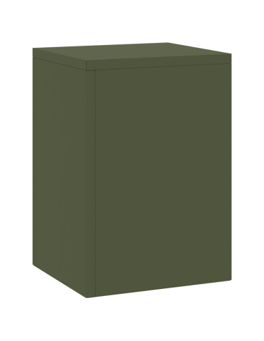 Supporto per piante 2 pcs Oliver verde 24 x 24 x 35 cm Acciaio
