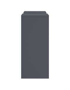 Supporto per piante 2 pcs Antracite 24 x 24 x 55 cm Acciaio 2