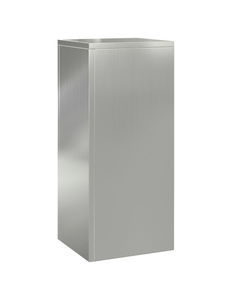 Supporti per Piante da Giardino Pillar 2 pezzi 24x24x55 cm Acciaio Zincato