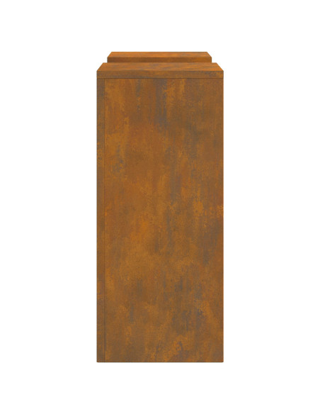 Supporto per piante 2 pcs Ruggine 24 x 24 x 55 cm