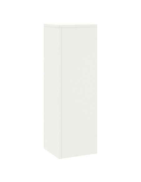 Supporti per Piante da Esterno Pillar 2 pz Bianco 24x24x75 cm Acciaio