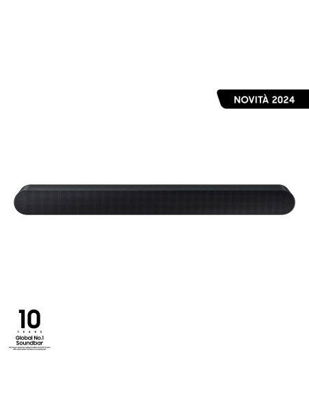 Samsung Soundbar HW-S60D/ZF Serie S, 7 Speaker, Wireless Dolby Atmos, Audio a 5.0 Canali, Q-Simphony, Black 2024