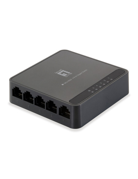 LevelOne GEU-0522 switch di rete Gigabit Ethernet (10/100/1000) Nero