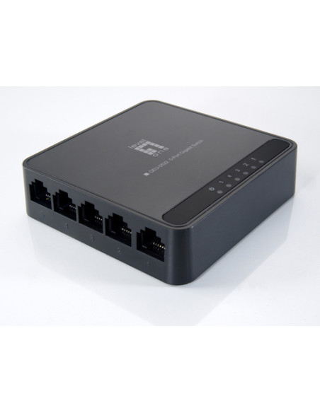 LevelOne GEU-0522 switch di rete Gigabit Ethernet (10/100/1000) Nero