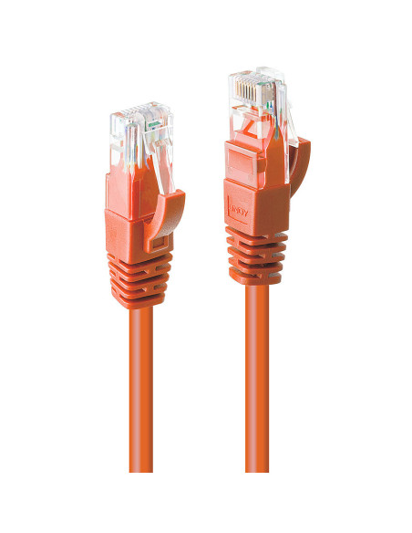 Lindy 48105 cavo di rete Arancione 0,3 m Cat6 U/UTP (UTP)