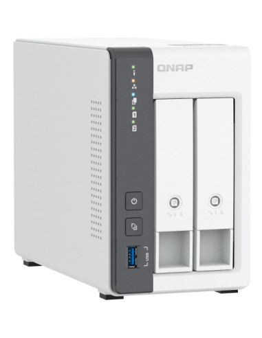 QNAP TS-216G server NAS e di archiviazione Tower Cortex-A Cortex-A55 4 GB HDD Bianco
