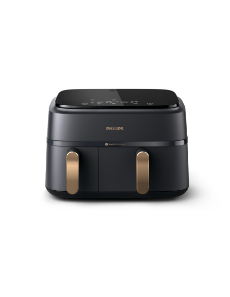 Philips 3000 series Airfryer doppio cestello, friggitrice ad aria da 9.0L, 12 metodi di cottura, App per ricette NA352/00