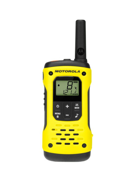 Motorola Talkabout T92 H2O ricetrasmittente 16 canali 446.00625 - 446.19375 MHz Nero, Giallo