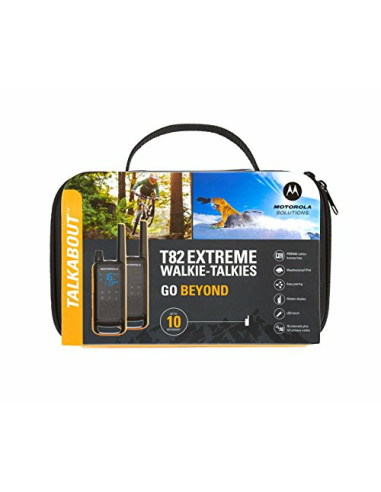 Motorola Talkabout T82 Extreme Twin Pack ricetrasmittente 16 canali Nero, Arancione