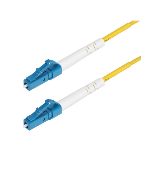 StarTech.com Cavo in fibra ottica simplex monomodale OS2 da LC a LC (UPC) da 1m, 9/125µm, 40G/100G, insensibile alla piegatura,