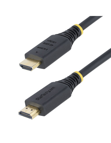 StarTech.com Cavo HDMI ad alta velocità certificato Premium da 1,5m, 4K 60Hz/1440p 144Hz, HDR10/HDCP 2.2/ARC, 18Gbps, cavo UHD 