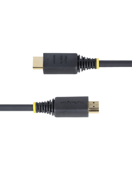 StarTech.com Cavo HDMI ad alta velocità certificato Premium da 1,5m, 4K 60Hz/1440p 144Hz, HDR10/HDCP 2.2/ARC, 18Gbps, cavo UHD 
