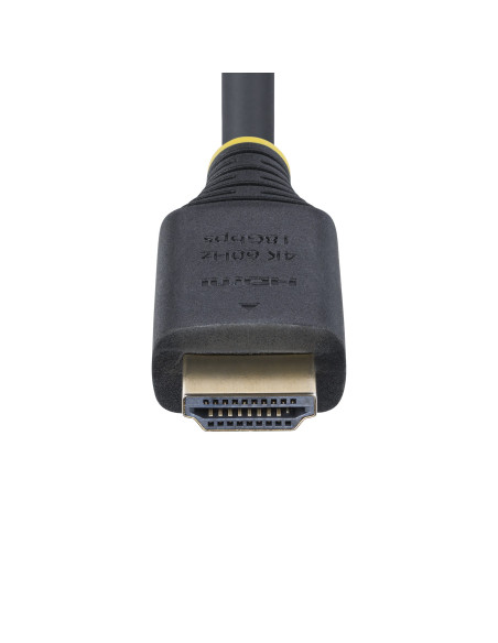 StarTech.com Cavo HDMI ad alta velocità certificato Premium da 1,5m, 4K 60Hz/1440p 144Hz, HDR10/HDCP 2.2/ARC, 18Gbps, cavo UHD 