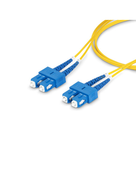 StarTech.com Cavo in fibra ottica duplex monomodale OS2 da SC a SC (UPC) da 10 m, 9/125µm, 40G/100G, Insensibile alla piegatura