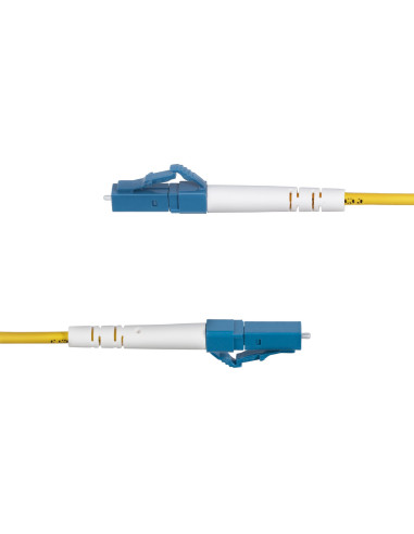 StarTech.com Cavo in fibra ottica simplex monomodale OS2 da LC a LC (UPC) da 1m, 9/125µm, 40G/100G, insensibile alla piegatura,
