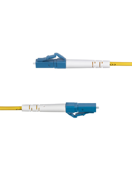 StarTech.com Cavo in fibra ottica simplex monomodale OS2 da LC a LC (UPC) da 1m, 9/125µm, 40G/100G, insensibile alla piegatura,