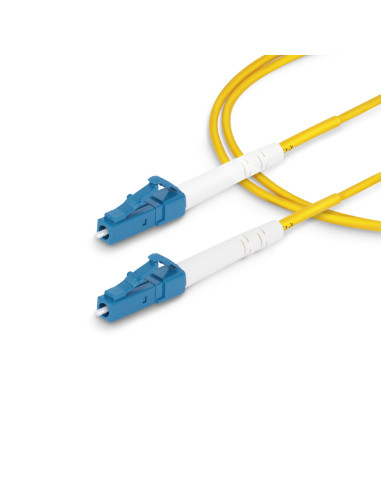 StarTech.com Cavo in fibra ottica simplex monomodale OS2 da LC a LC (UPC) da 1m, 9/125µm, 40G/100G, insensibile alla piegatura,