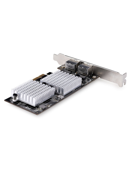 StarTech.com Scheda di Rete PCIe 10GbE a 2 Porte - Scheda di Espansione Ethernet Gigabit per PC/Server, Adattatore di Rete PCI E