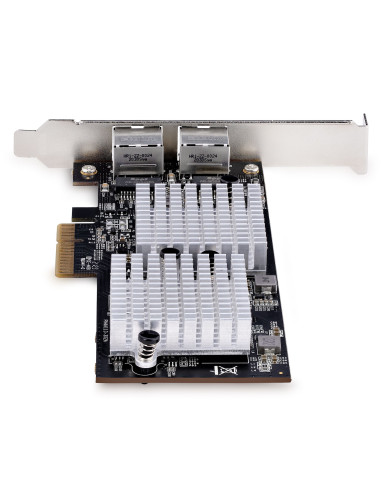 StarTech.com Scheda di Rete PCIe 10GbE a 2 Porte - Scheda di Espansione Ethernet Gigabit per PC/Server, Adattatore di Rete PCI E