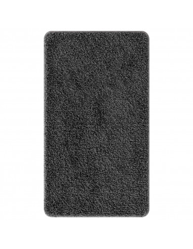 Tappetino da bagno rettangolare grigio scuro 70x120 cm in polipropilene antiscivolo