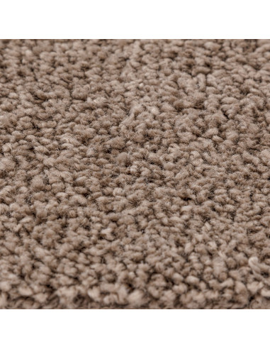 Tappetino da Bagno Rettangolare Marrone 70x120 cm in Polipropilene Antiscivolo