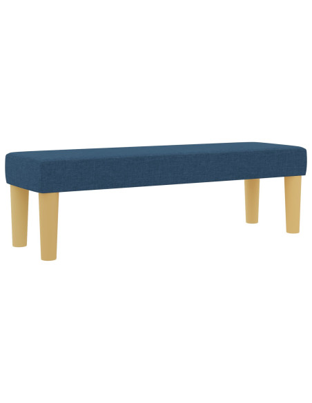 Struttura letto con materasso Set di 2 Blu Tessuto 120 x 200 cm
