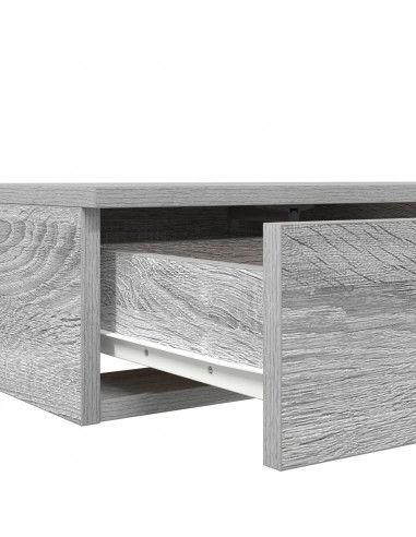Tavolo Comodino  Grigio sonoma Legno ingegnerizzato