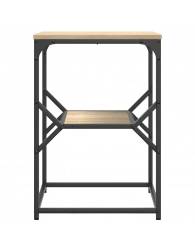 Tavolo laterale  in rovere Sonoma 41x40x60 cm in legno stratificato