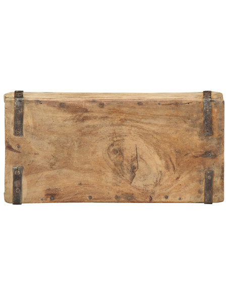 Vassoio 4 pcs Marrone 30 x 15 x 9 cm Legno Recuperato Massello