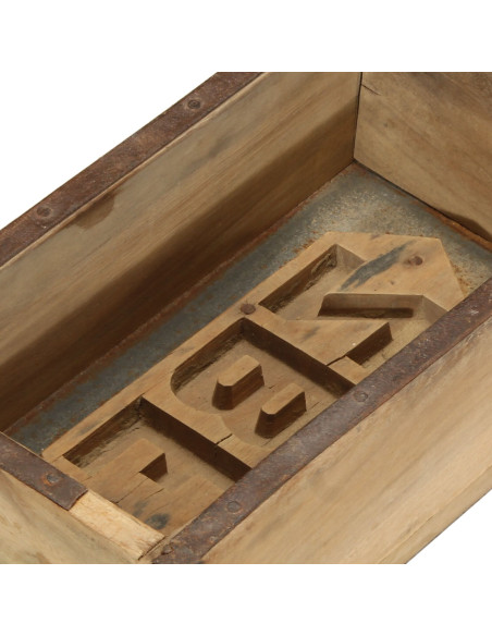 Vassoio 60,5x15x9 cm in Legno Riciclato