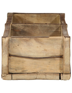 Vassoio 4 pcs Marrone 57 x 15 x 9 cm Legno Recuperato Massello 2