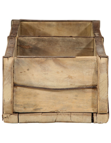 Vassoio 4 pcs Marrone 57 x 15 x 9 cm Legno Recuperato Massello