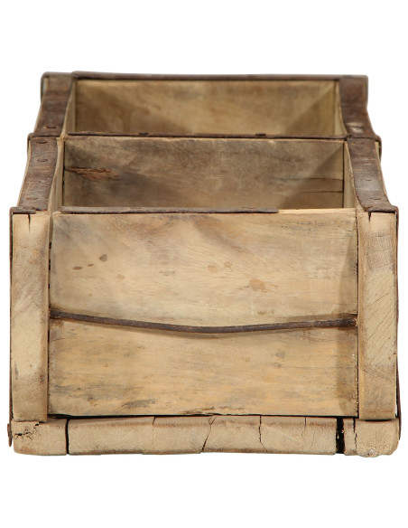 Set di 4 vassoi  60,5x15x9 cm in legno riciclato