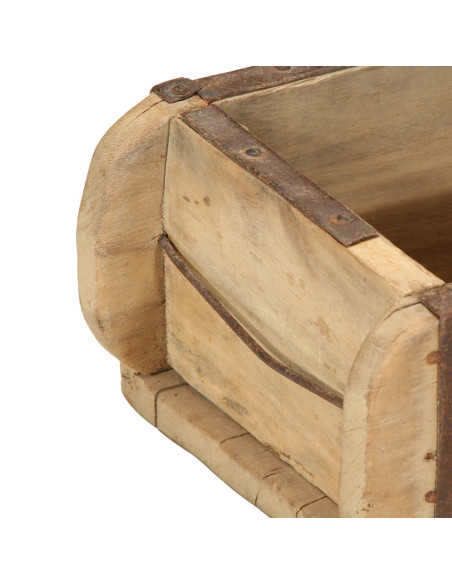 Set di 4 vassoi  60,5x15x9 cm in legno riciclato