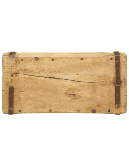 Set di vassoi  4 pezzi 30x14x9 cm in legno massiccio recuperato