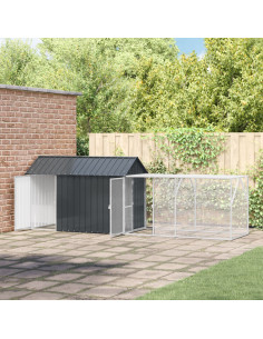 Gabbia per uccelli Antracite 416,5 x 103 x 142 cm