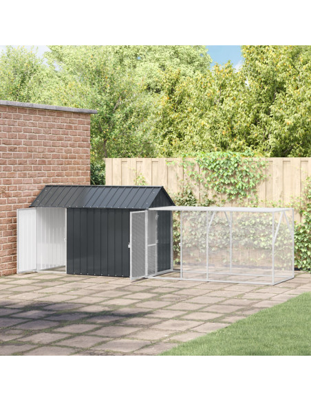 Gabbia per uccelli Antracite 416,5 x 103 x 142 cm