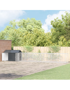 Gabbia per uccelli Antracite 821,5 x 111 x 142 cm